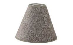 Toppringsskärmar < Hallbergs Marigold Velvet Toppringskärm Ø22cm Jute William Morris