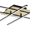 Plafonder-Eglo Marinello Plafond 50cm LED 3000K 21W Svart