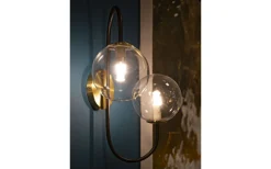 Lampetter-Mauro Ferretti Mario Vägglampa 45cm Svart