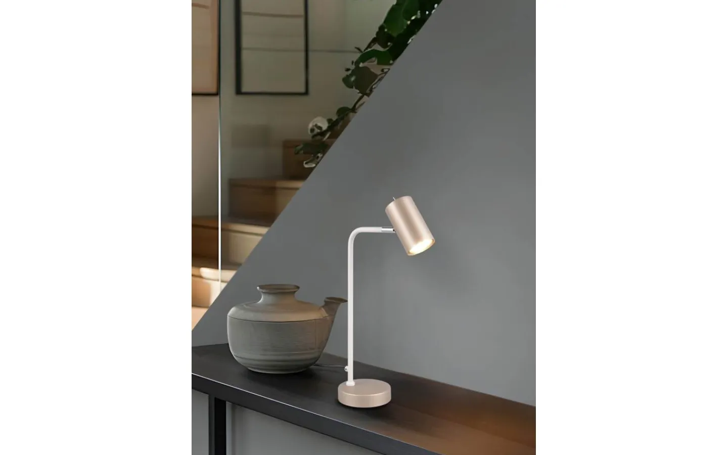 Skrivbordslampor-Trio Lighting Marley Skrivbordslampa GU10 kaffebrun