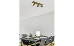 Avlånga Takspotlights|Takspot Med 3 Lampor-Trio Lighting Marley Spotlight 3-delad GU10 antikmässing