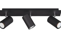 Avlånga Takspotlights|Takspot Med 3 Lampor-Trio Lighting Marley Spotlight 3-delad GU10 mattsvart