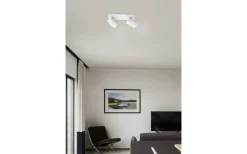 Takspot Med 2 Lampor-Trio Lighting Marley Spotlight 2-delad GU10 vit