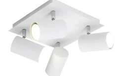 Takspot Med Minst 4 Lampor-Trio Lighting Marley Spotlight 4-delad GU10 vit