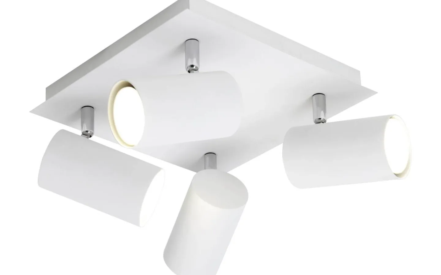 Takspot Med Minst 4 Lampor-Trio Lighting Marley Spotlight 4-delad GU10 vit
