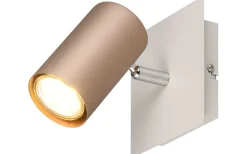 Läslampor < Trio Lighting Marley Spotlight GU10 kaffebrun/mattvit