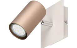Läslampor < Trio Lighting Marley Spotlight GU10 kaffebrun/mattvit
