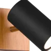 Läslampor < Trio Lighting Marley Spotlight GU10 matt svart/trä