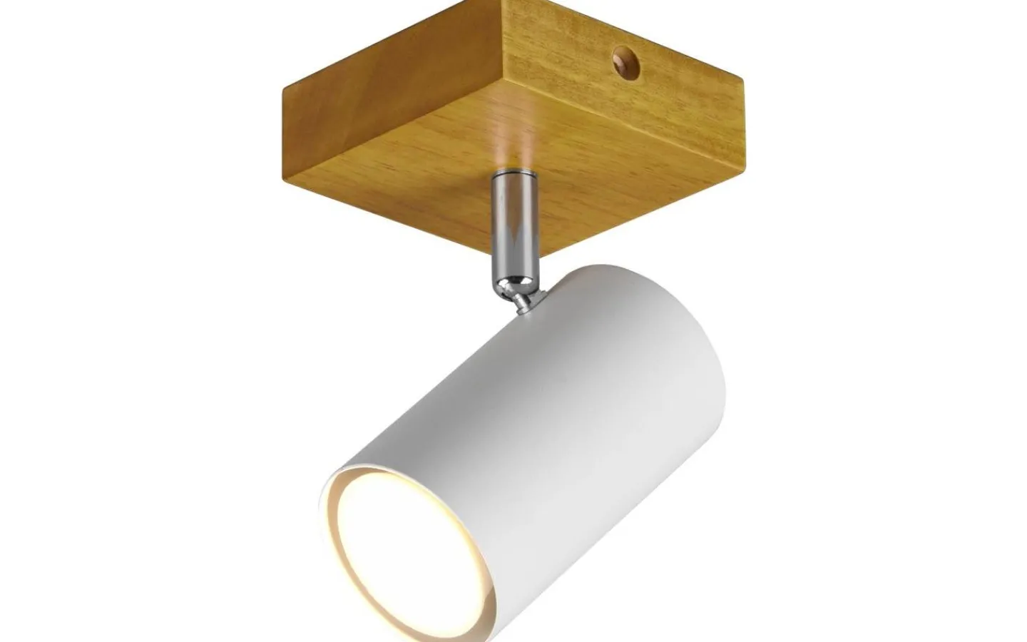 Läslampor < Trio Lighting Marley Spotlight GU10 matt vit/trä