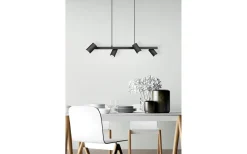 Avlånga Taklampor < Trio Lighting Marley Takpendel 4-delat 80cm GU10 mattsvart