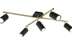 Takspot Med Minst 4 Lampor < Trio Lighting Marley Takspotlight 5-delad GU10 svart/guld