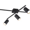 Takspot Med Minst 4 Lampor-Trio Lighting Marley Takspotlight 5-delad GU10 mattsvart