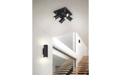 Lampetter < Trio Lighting Marley Vägglampa 2xGU10 mattsvart