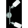 Takspot Med 2 Lampor-Reality Mars Spotlight 2-delad E14 borstad stål