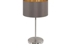 Bordslampor < Eglo Maserlo Bordslampa 42cm Cappuccino/Guld