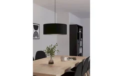 Stora Taklampor Ø50-69 Cm < Eglo Maserlo 1 Taklampa 53cm Svart