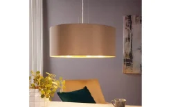 Stora Taklampor Ø50-69 Cm < Eglo Maserlo Taklampa 53cm Taupe/Guld