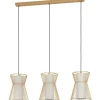 Kök & Matplats|Avlånga Taklampor-Eglo Maseta Taklampa 93cm 3L Guld