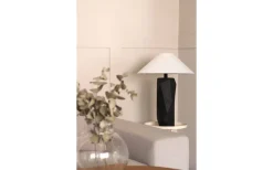 Vardagsrum|Sovrum < Globen Lighting Massi Bordslampa 56cm Svart/Vit