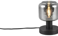 Bordslampor-Trio Lighting Mataro Bordslampa E14 matt svart/rökfärgad