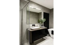 Badrumslampor Vägg < Trio Lighting Mattimo H2O LED Vägglampa 80cm matt svart IP44
