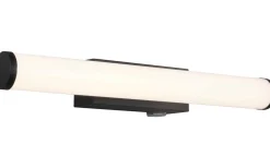 Badrumslampor Vägg-Trio Lighting Mattimo H2O LED Vägglampa 40cm matt svart IP44