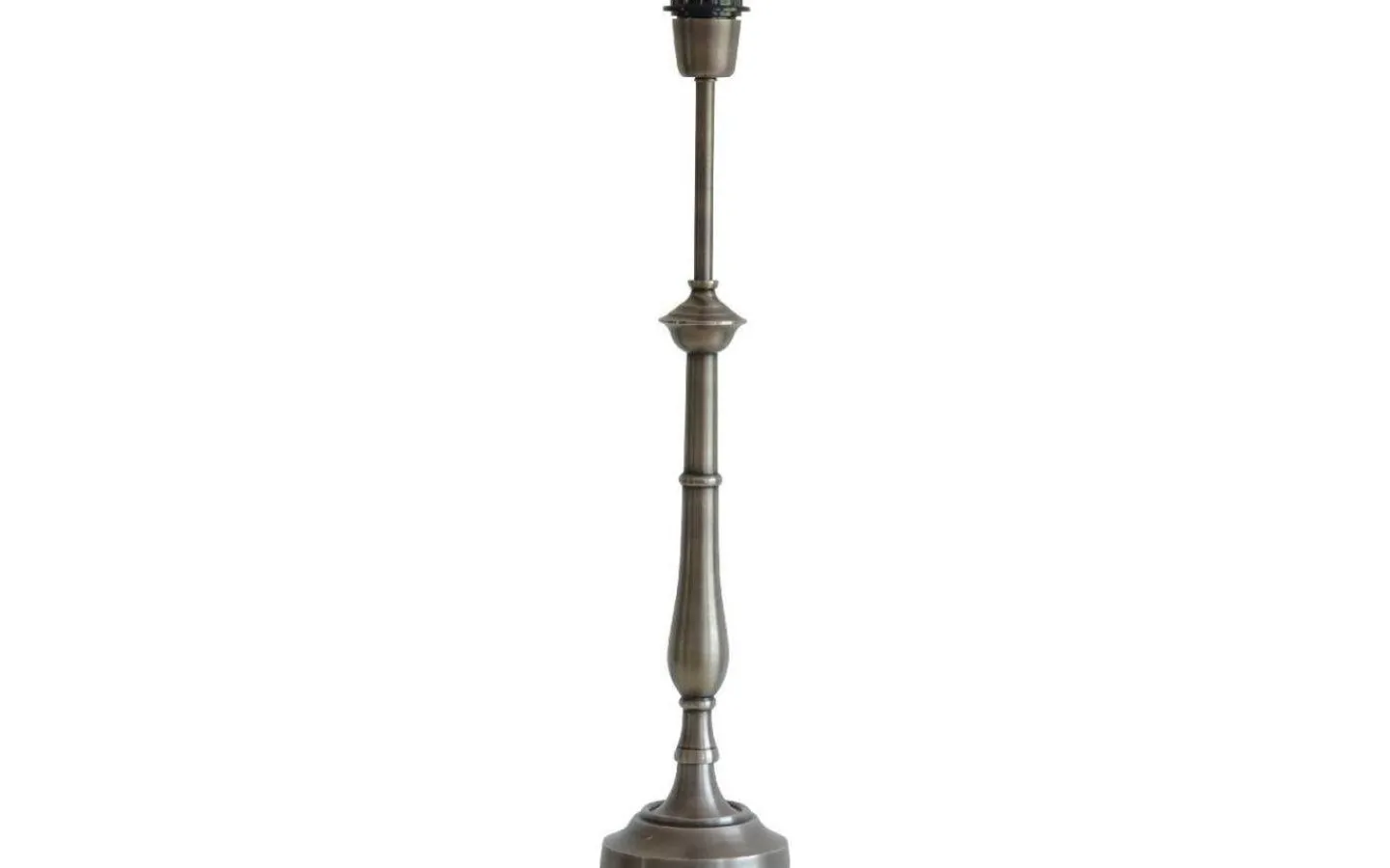 Lampfötter-Hallbergs Mayfair Lampfot 57cm Antik Silver