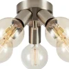 Plafonder < Markslojd Mazzo Plafond 21cm 5L Satin Nickel