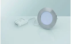 Downlights, Spotlight|230V Led Spotlights-Malmbergs MD-232 Downlight 3000K 10W Satin 230V IP44
