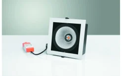 Downlights, Spotlight|230V Led Spotlights-Malmbergs MD-251 Downlight 3000K 10W Vit/Svart 230V IP21