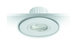 Downlights, Spotlight|230V Led Spotlights < Malmbergs MD-880 Downlight 2700K 4,5W Vit 230V IP21