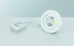 Downlights, Spotlight|230V Led Spotlights < Malmbergs MD-360 Downlight 2700K 10W Vit 230V IP44