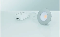 Downlights, Spotlight|230V Led Spotlights-Malmbergs MD-231 Downlight 3000K 3x5W, Krom 230V IP44, 3-Pack