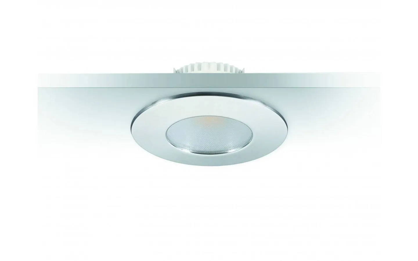Downlights, Spotlight|230V Led Spotlights-Malmbergs MD-231 Downlight 3000K 3x5W, Krom 230V IP44, 3-Pack