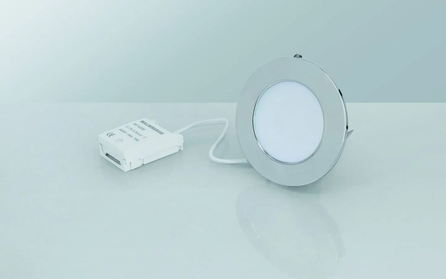 Downlights, Spotlight|230V Led Spotlights-Malmbergs MD-232 Downlight 3000K 3x10W, Krom 230V IP44 3-Pack
