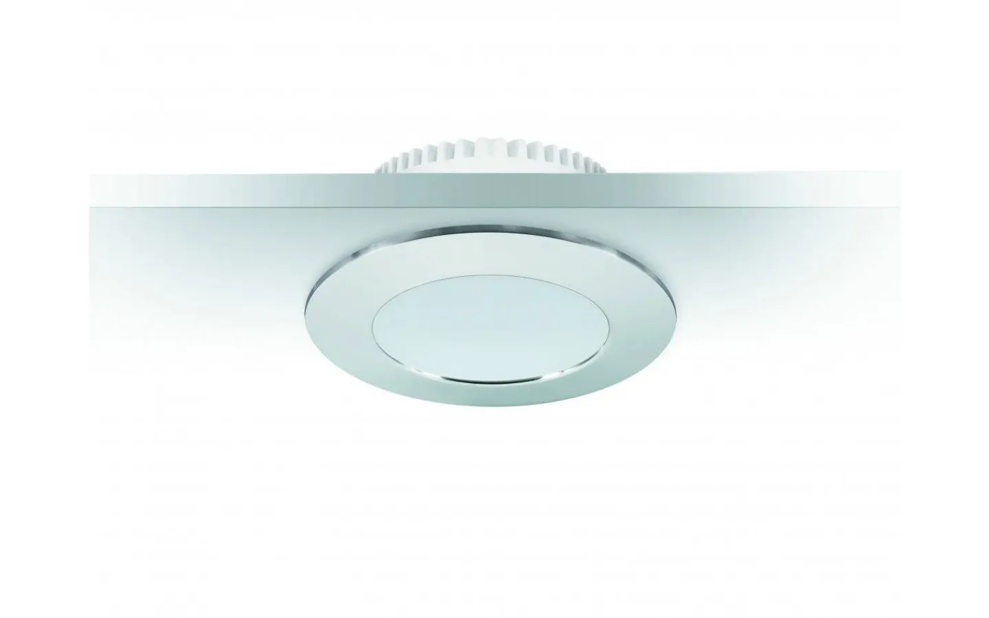 Downlights, Spotlight|230V Led Spotlights-Malmbergs MD-232 Downlight 3000K 3x10W, Krom 230V IP44 3-Pack