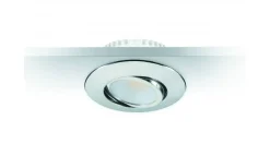 Downlights, Spotlight|230V Led Spotlights-Malmbergs MD-230 Downlight 3000K 3x5W Krom 230V IP44 3-Pack