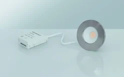 Downlights, Spotlight|230V Led Spotlights < Malmbergs MD-231 Downlight 3000K 3x5W Satin 230V IP44 3-Pack