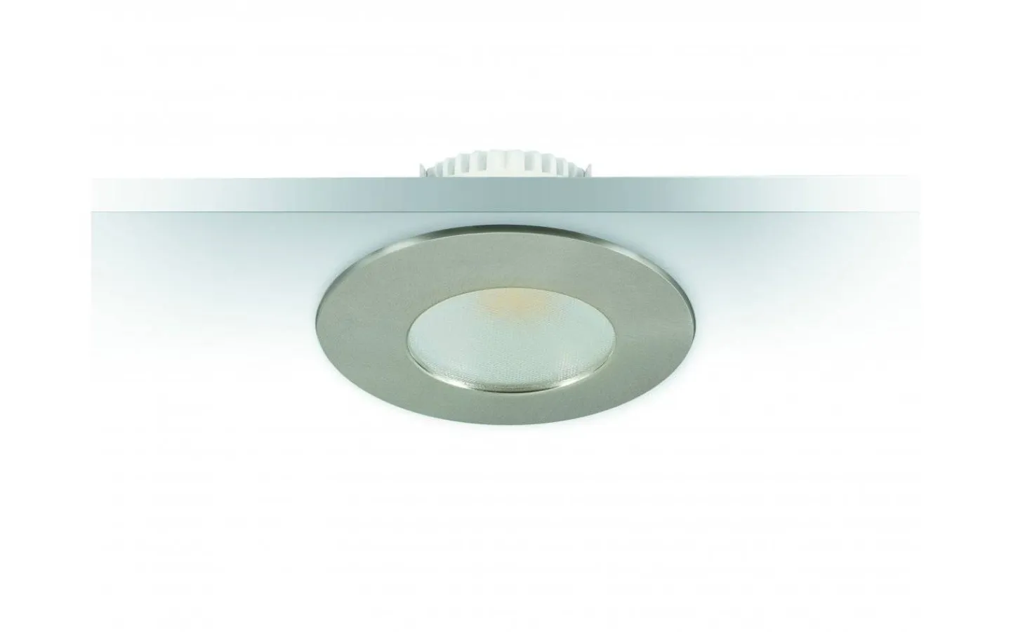 Downlights, Spotlight|230V Led Spotlights < Malmbergs MD-231 Downlight 3000K 3x5W Satin 230V IP44 3-Pack