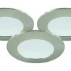 Downlights, Spotlight|230V Led Spotlights-Malmbergs MD-232 Downlight 3000K 3x10W, Satin 230V IP44 3-Pack
