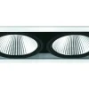 Downlights, Spotlight|230V Led Spotlights < Malmbergs MD-251 Downlight 3000K 2x10W Vit/Svart 230V IP21
