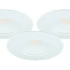 Downlights, Spotlight|230V Led Spotlights < Malmbergs MD-231 Downlight 3000K 3x5W Vit 230V IP44 3-Pack