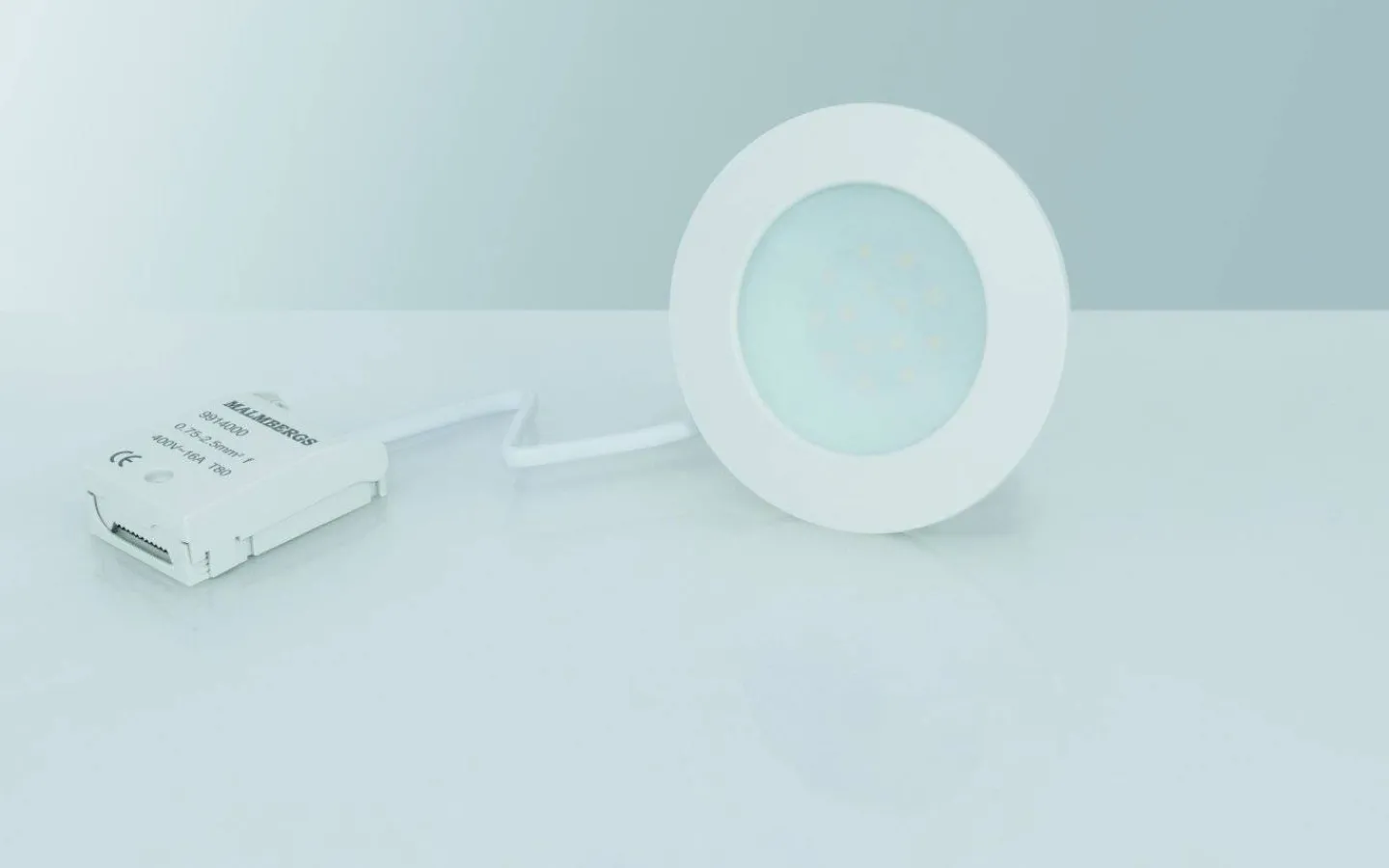 Downlights, Spotlight|230V Led Spotlights-Malmbergs MD-232 Downlight 3000K 3x10W Vit 230V IP44 3-Pack