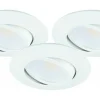 Downlights, Spotlight|230V Led Spotlights-Malmbergs MD-230 Downlight 3000K 3x5W Vit 230V IP44 3-Pack