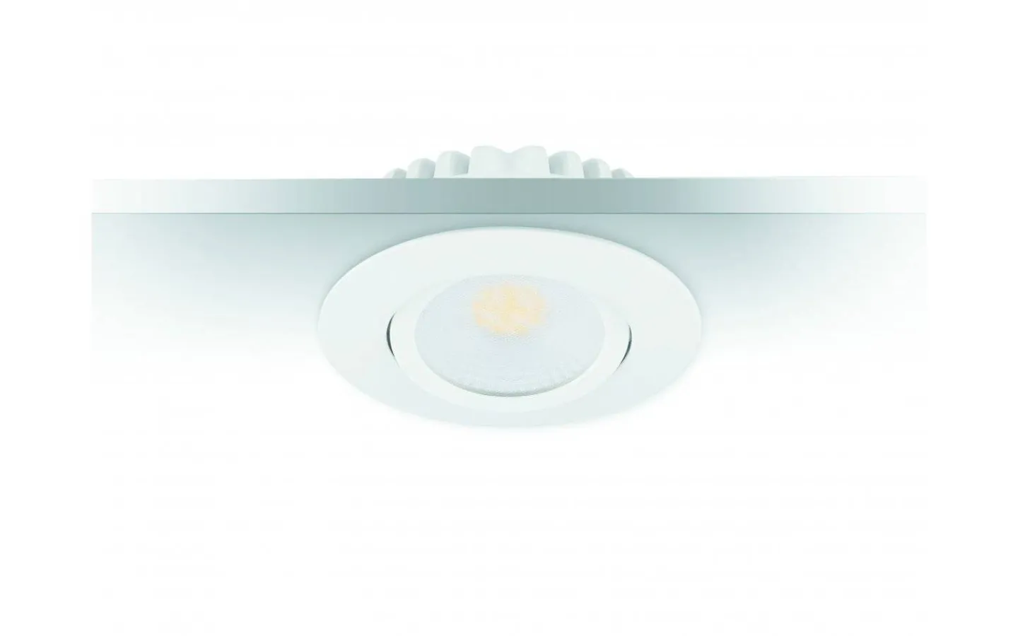 Downlights, Spotlight|230V Led Spotlights-Malmbergs MD-230 Downlight 3000K 3x5W Vit 230V IP44 3-Pack