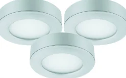 Downlights, Spotlight|Minispotlights & Ledpuckar-Malmbergs MD-209 Downlightset 2700K 3x4W Satin 230V IP21