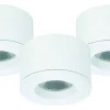 Downlights, Spotlight|Minispotlights & Ledpuckar < Malmbergs MD-29 Downlightset 2700K 3x1,6W Vit 230V IP44