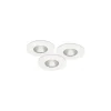 Minispotlights & Ledpuckar-Malmbergs MD-315 LED Downlight 3x245Lm, vit