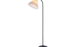 Golvläslampor-Halo Design Medina Golvlampa 132cm Svart/Vit