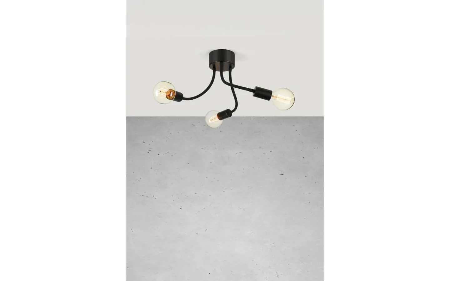 Plafonder < Markslojd Medusa Plafond 3L 44cm Svart